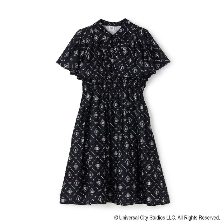 [WICKED] All-Over Pattern One-Piece Dress,Pink, medium image number 11