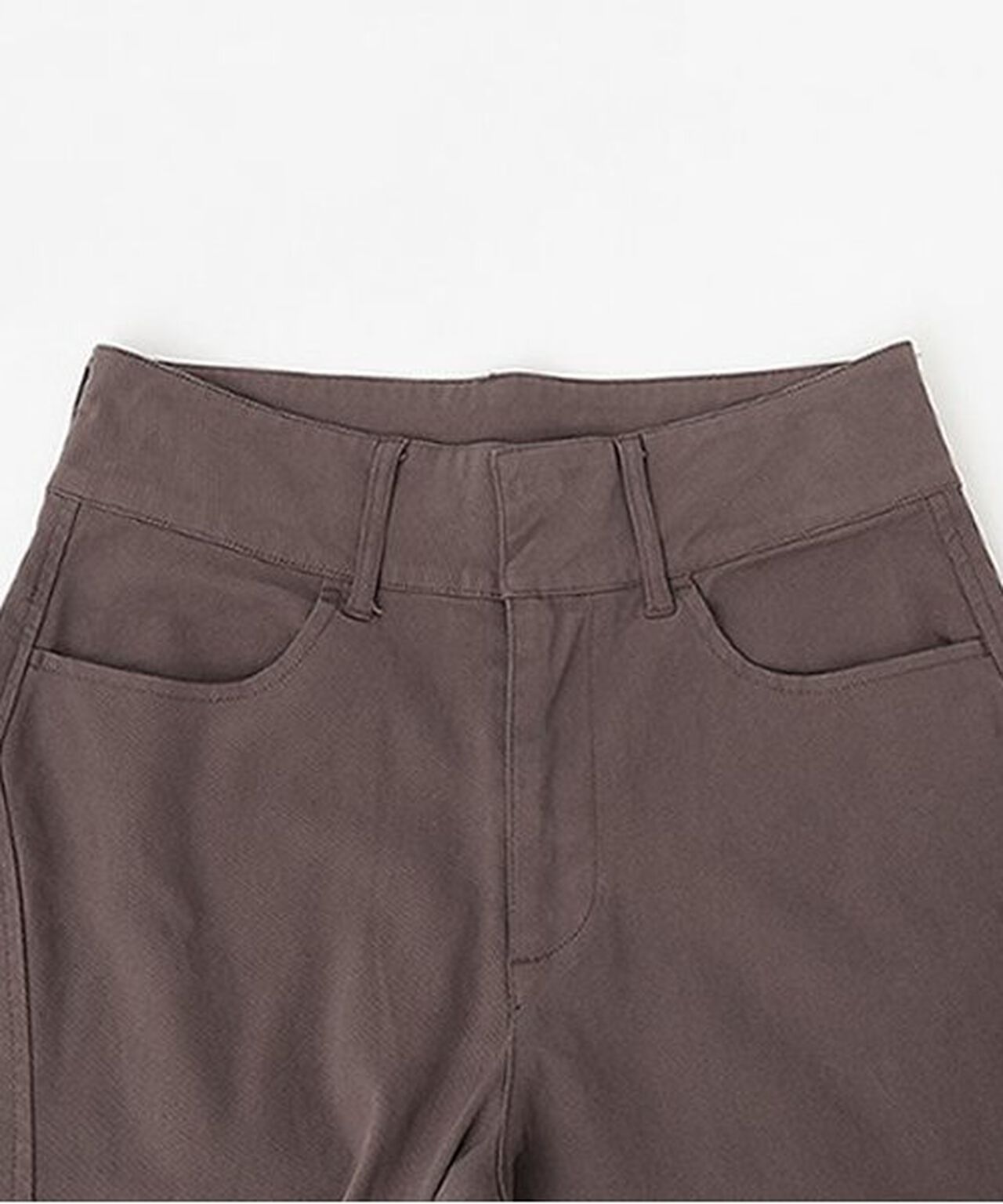 Curved Pants,Charcoal gray, large image number 2