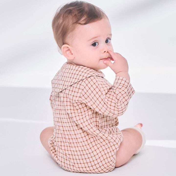 Collared Romper,Multi color, medium image number 1