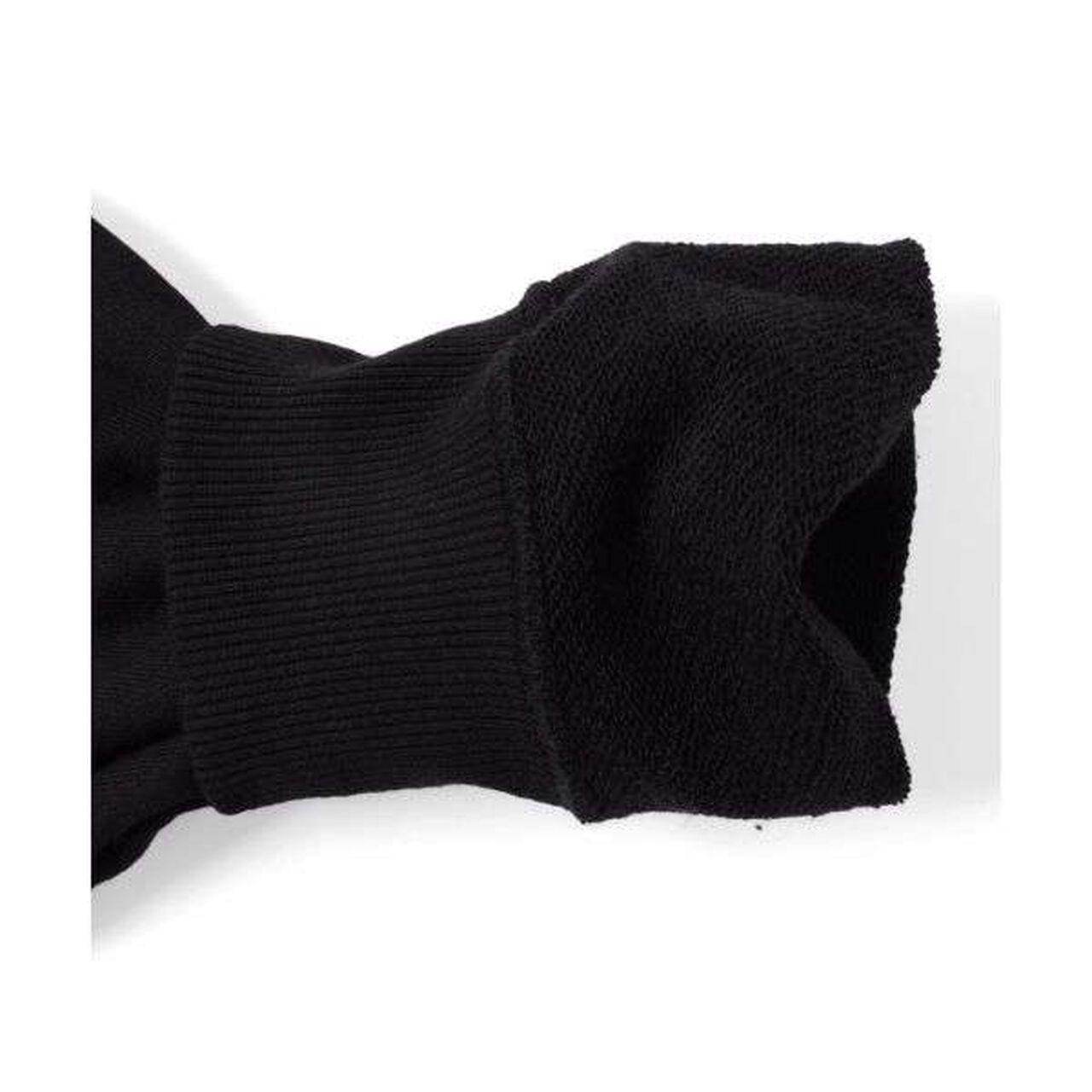 Fleece College Print Parka,Black, large image number 4