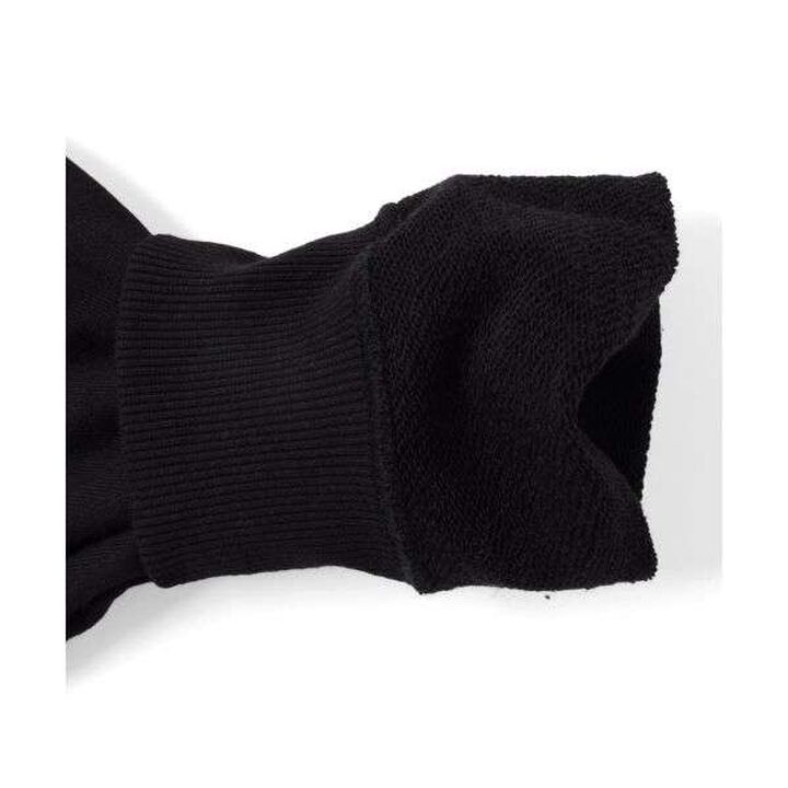 Fleece College Print Parka,Black, medium image number 4