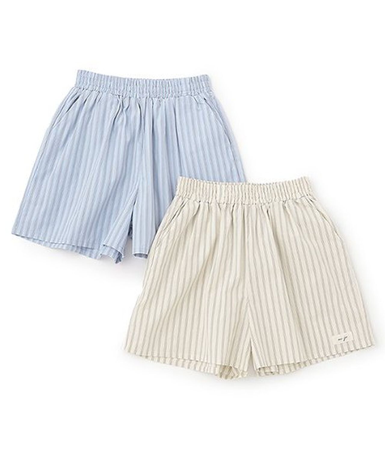 Stripe Shorts,Beige, large image number 3