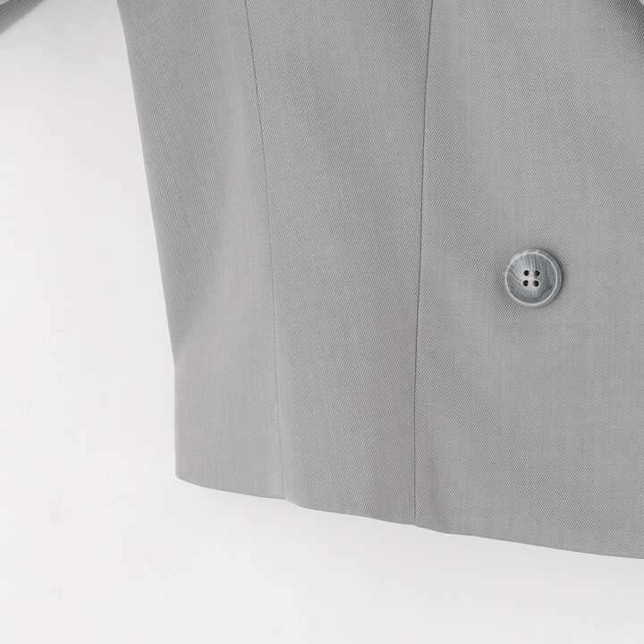 [Graduation Attire] Emblem Bolero Jacket,Black, medium image number 12