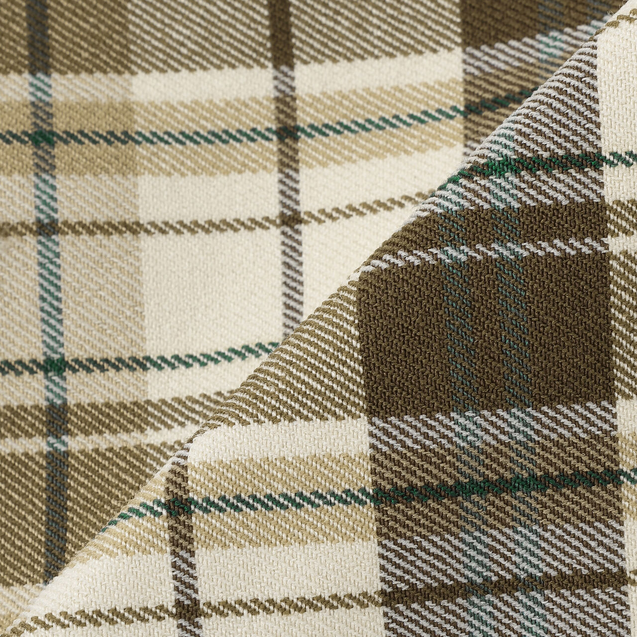 Link Yarn-Dyed Checkered Long Pants,Brown, large image number 8