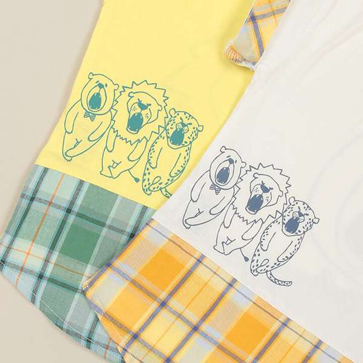 Animal Face Printed T-Shirt,Off white, medium image number 2