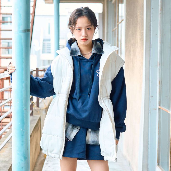可拆袖長版短夾克,黑色, medium image number 3