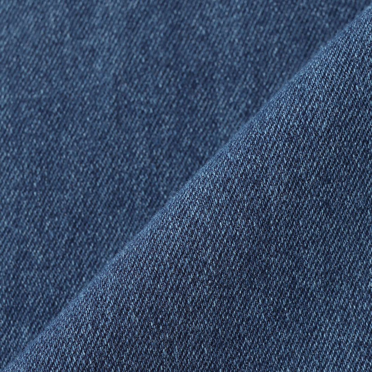 Wool Lined Stretch Denim Jogger Pants,Light blue, large image number 8