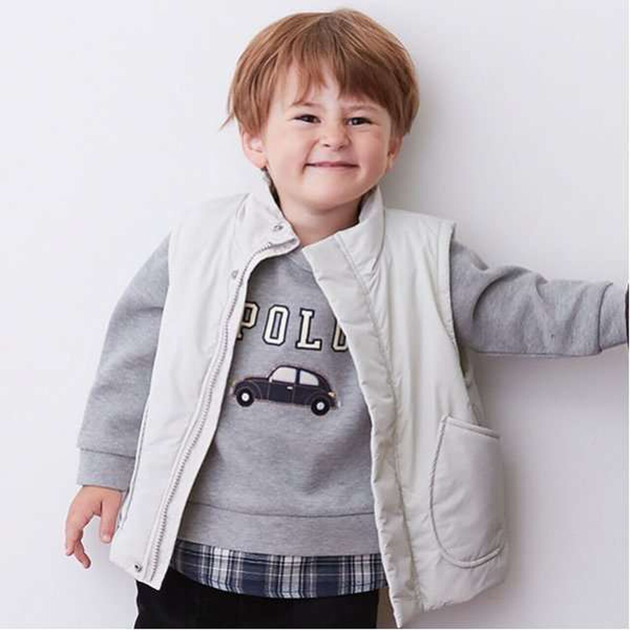 Padded Vest,Charcoal gray, large image number 18