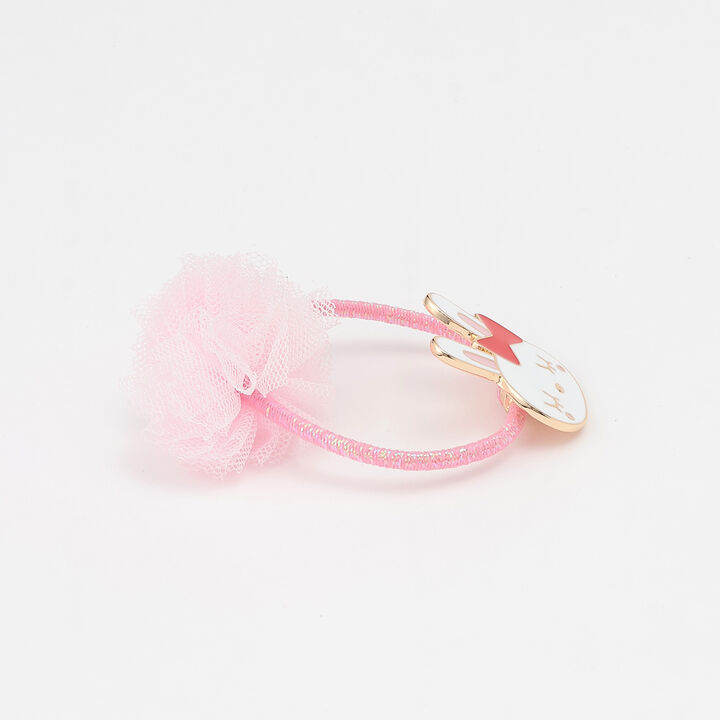 Mimi-chan Motif Hair Ponytail Holder,Pink, medium image number 2