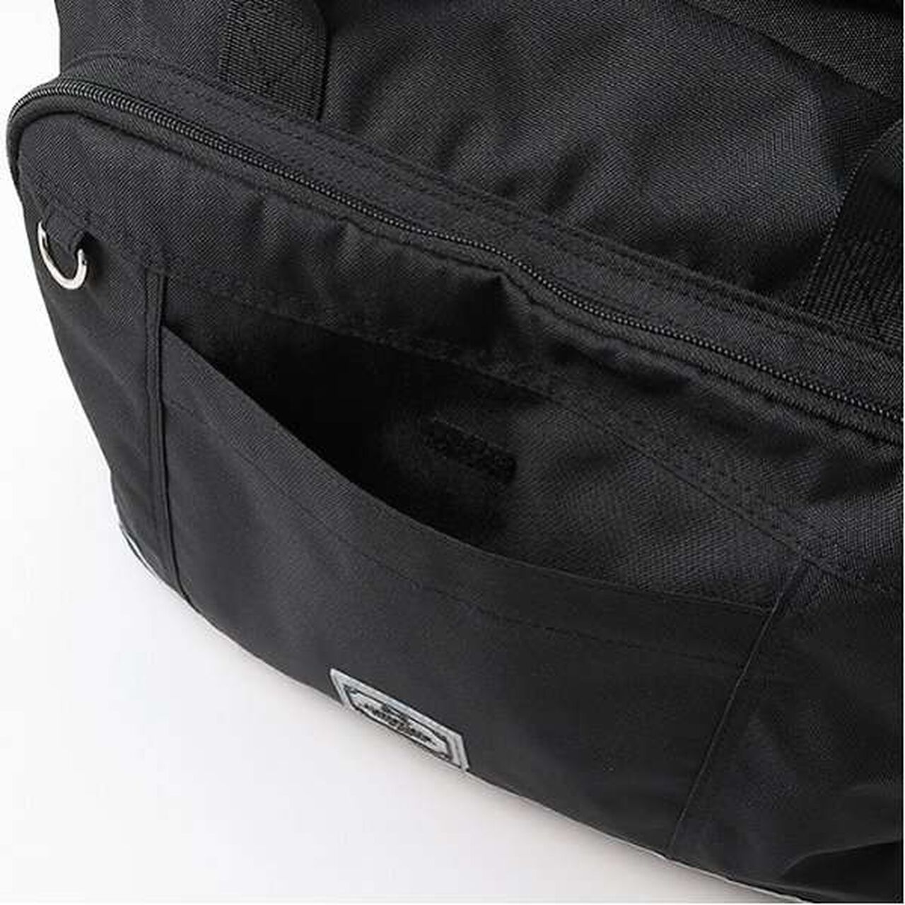 3 WAY Boston Bag with Ribbon Pouch,Black, large image number 19