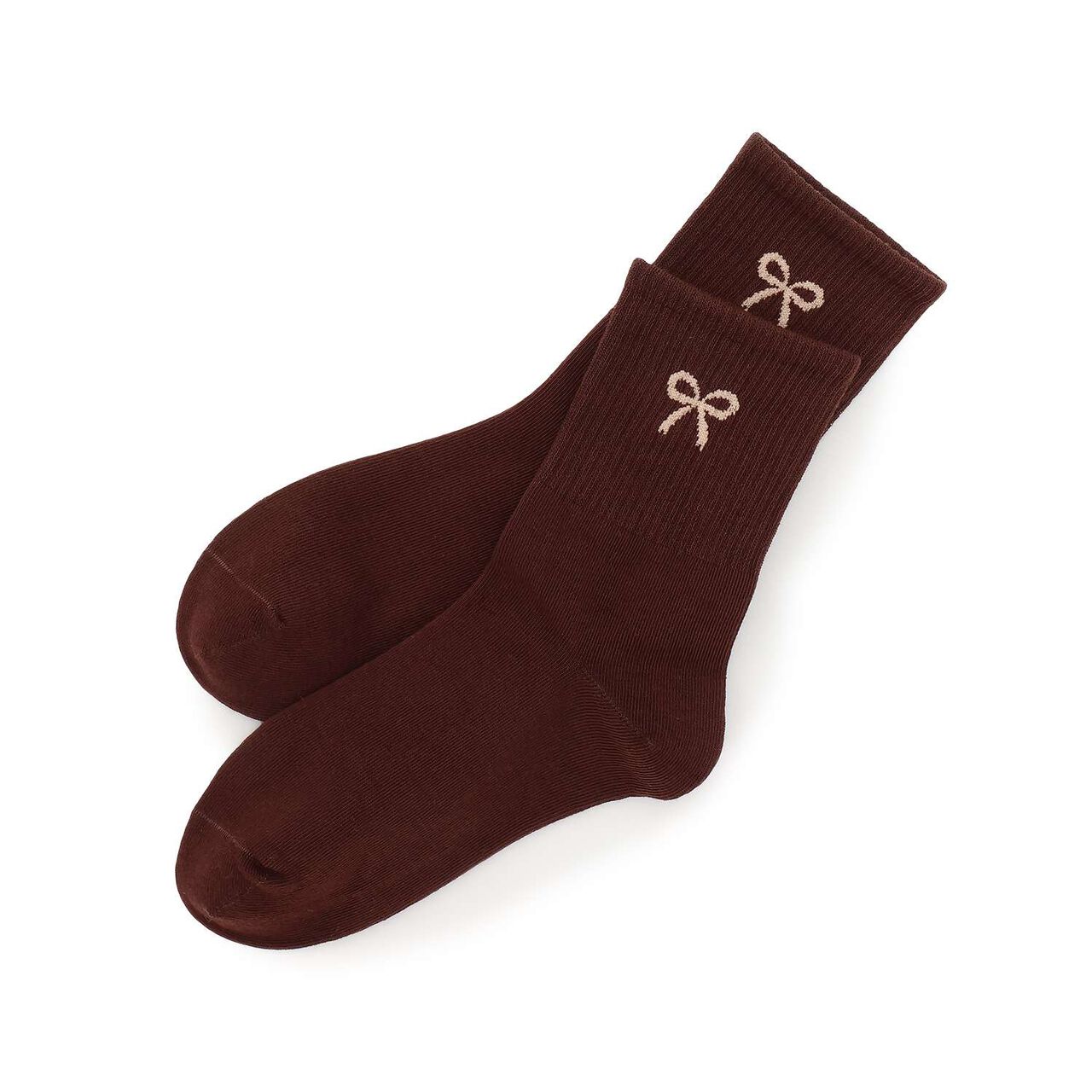 Ribbon Crew Socks [Kids' Clothing] [Girls],Black, large image number 10
