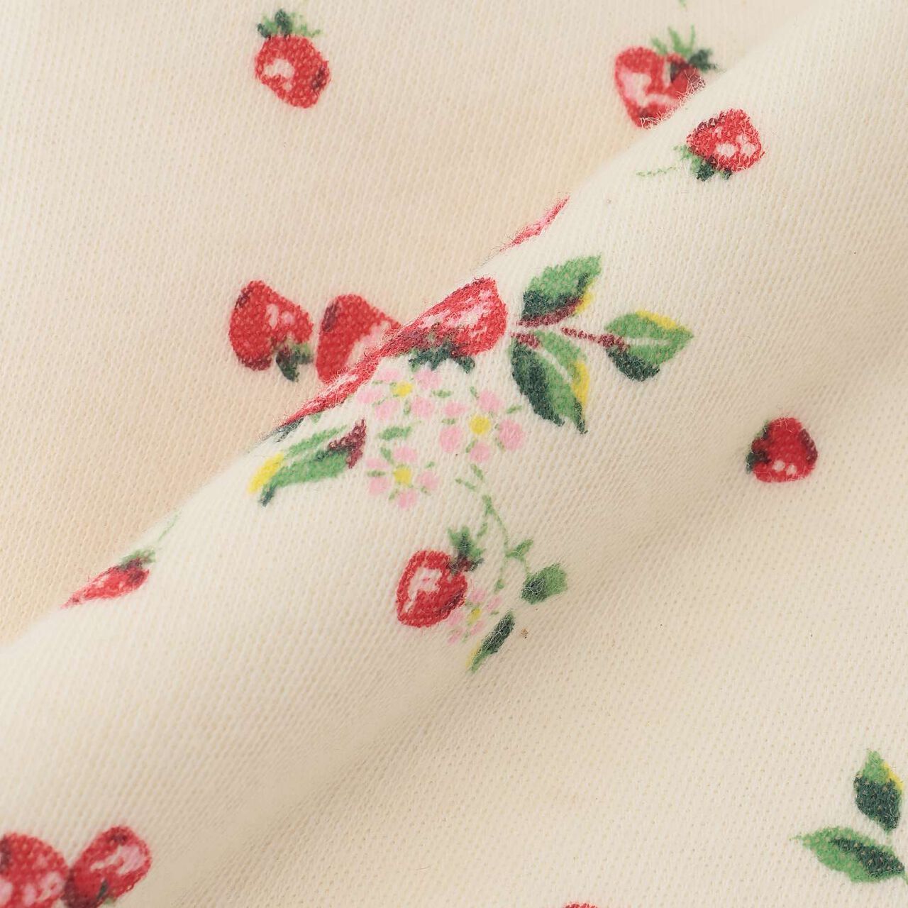 Wild Strawberry Organic Vest [Made in Japan],Pearl white, large image number 6