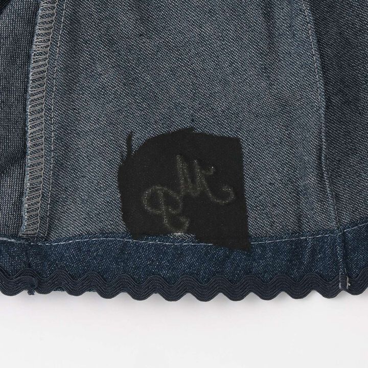 [Restock of Popular Item] Detachable Pocket Skirt with Zipper Front,Sax blue, medium image number 9