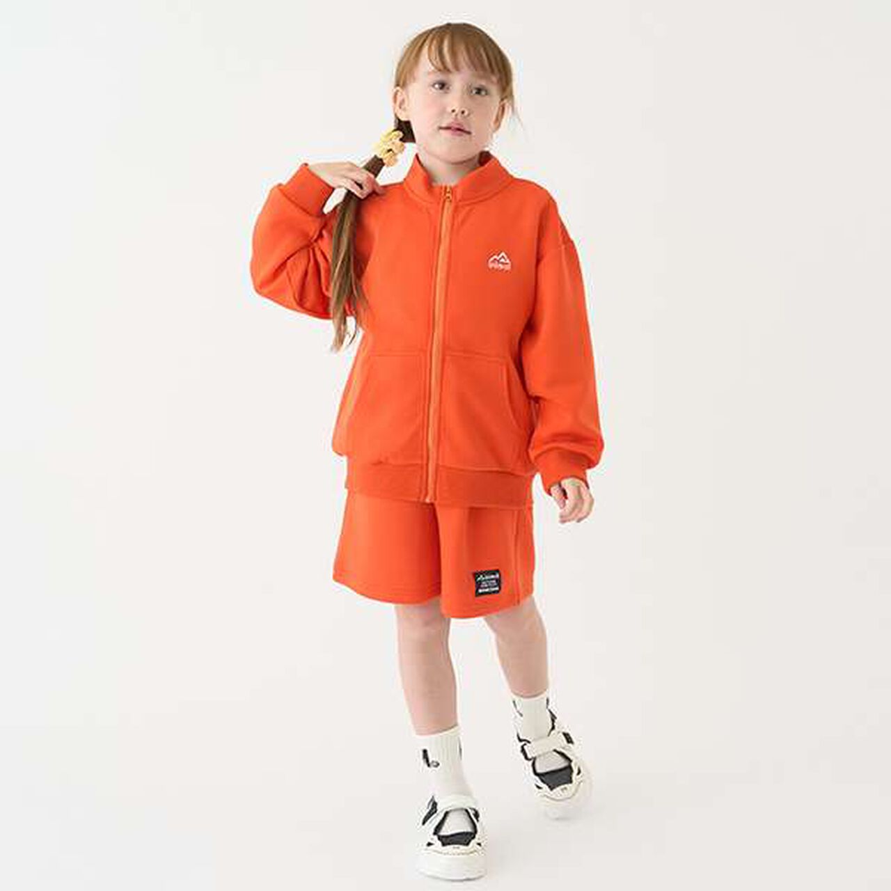 [Water-Repellent] 5-Minute Length Cut Pants,Orange, large image number 0
