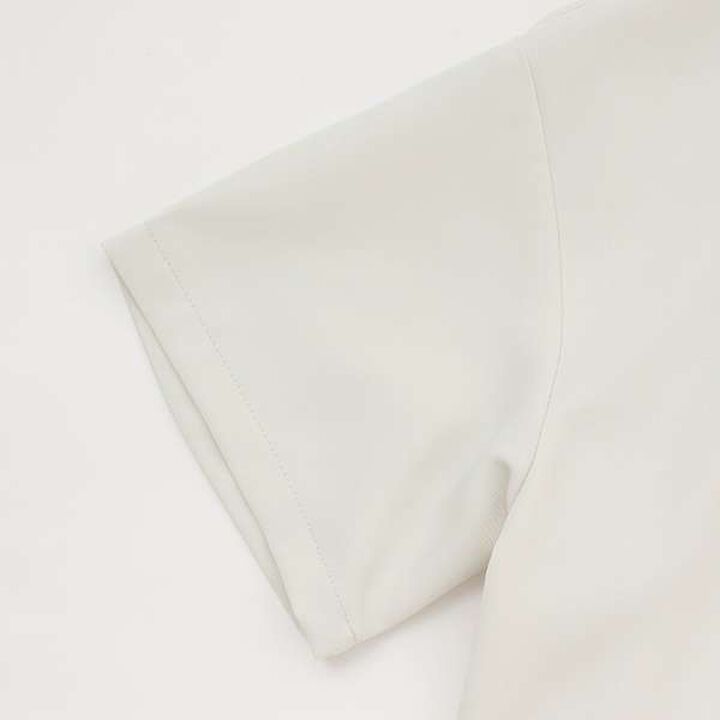 [SKIT0LY] Melty Short-Sleeve Open-Collar Shirt (Set Up Compatible),Ivory, medium image number 3
