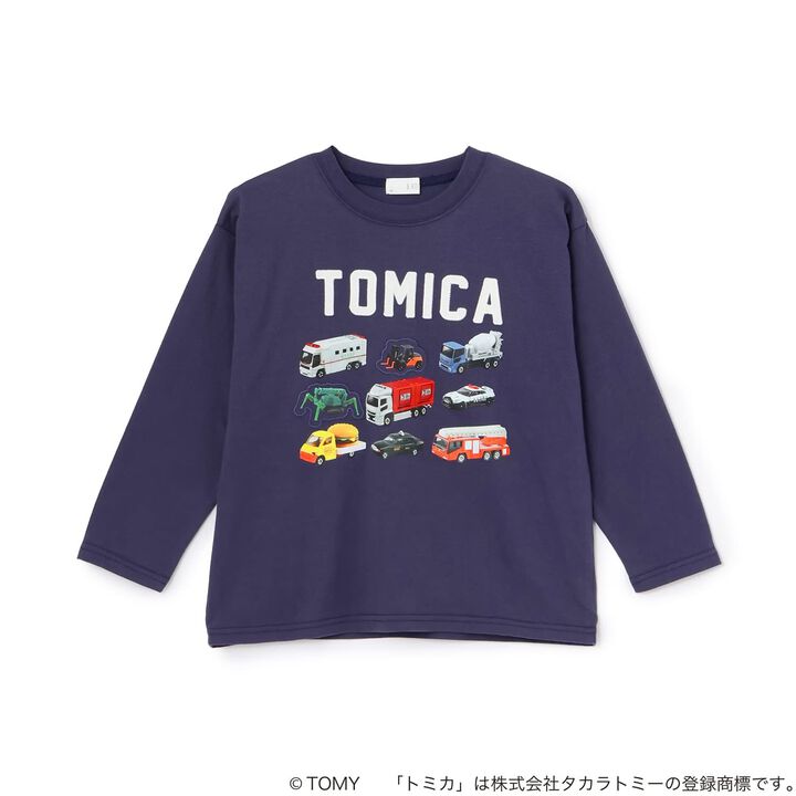 [Tomica] Photo Print T-Shirt for Boys Kids Children's Clothing,Navy, medium image number 11