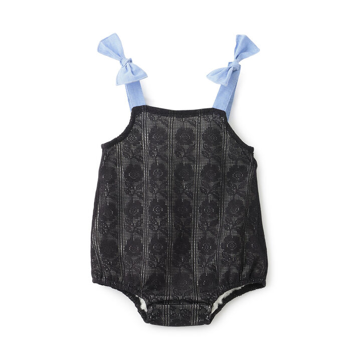 [Web Exclusive] Lace Overalls,Black, medium image number 0