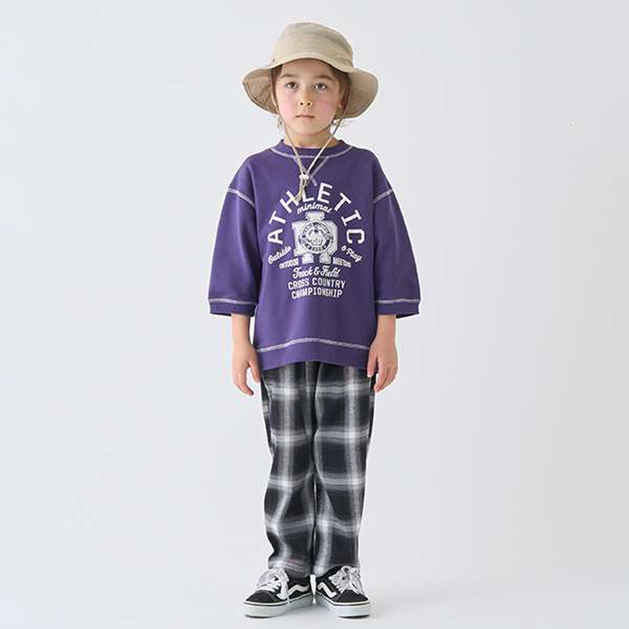 Color-Blocked Fleece Print Pullover,Off white, large image number 6