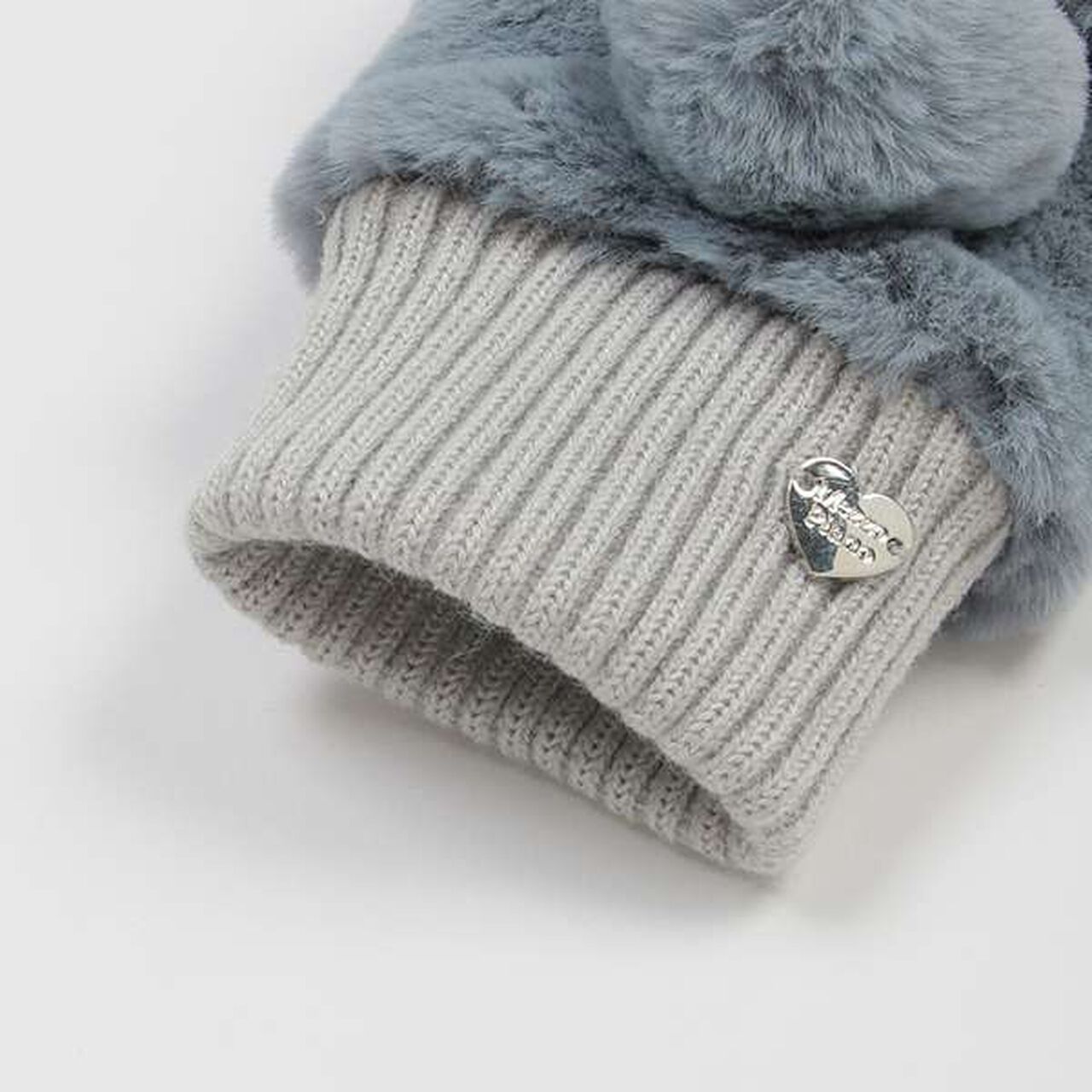 Fluffy Bunny Gloves,Ivory, large image number 4