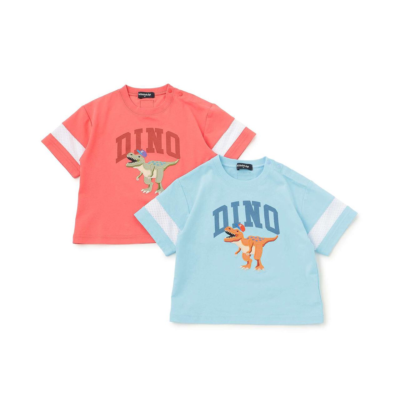Cap Zaurus Short Sleeve Mesh T-Shirt,Light blue, large image number 10