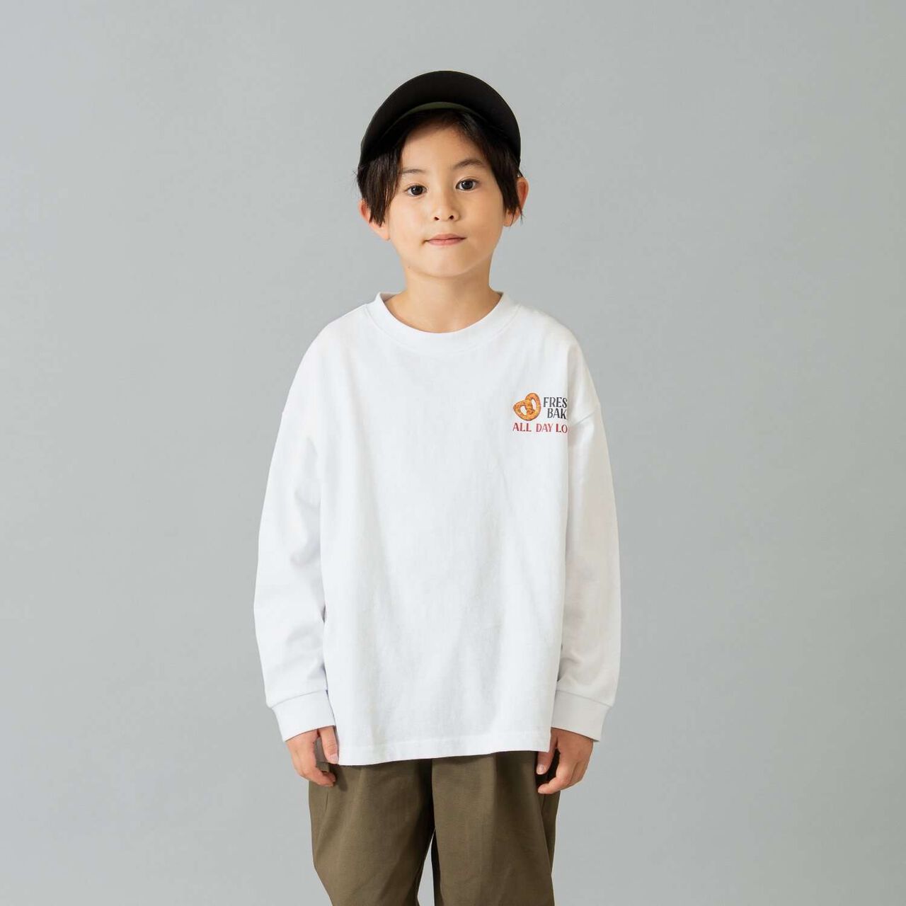 100% Cotton 365D. Assorted Transfer Wide Long Sleeve T-Shirt,Yellow, large image number 4