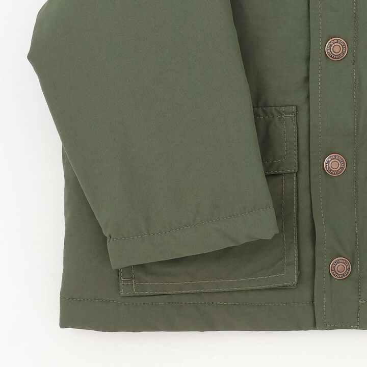 Wolf Embroidery Hunting Jacket,Khaki, medium image number 5