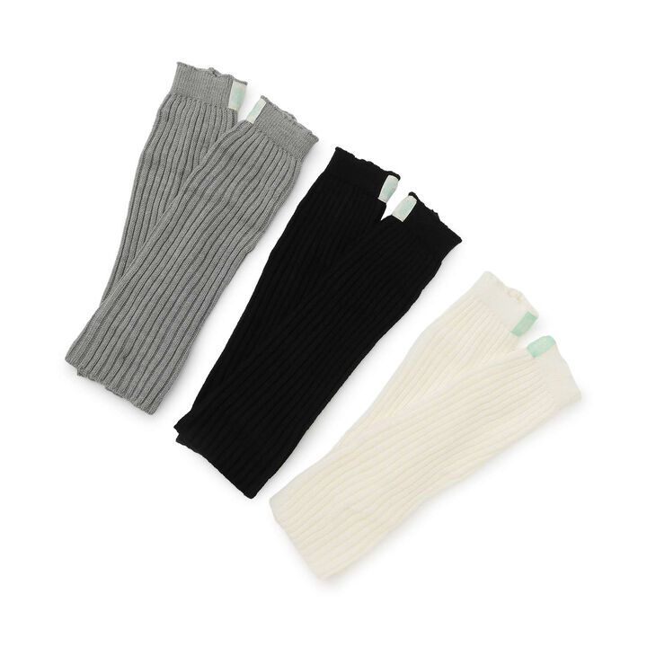 Rib Knit Leg Covers,Black, medium image number 5