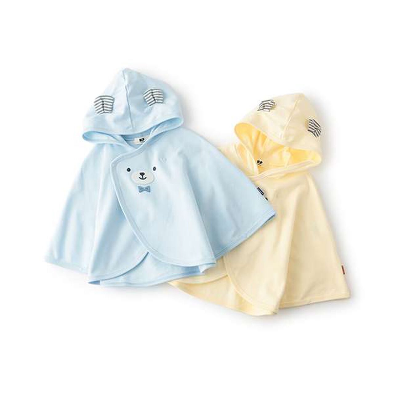 Smooth Bear Appliqué Embroidery Cape,Yellow, large image number 3