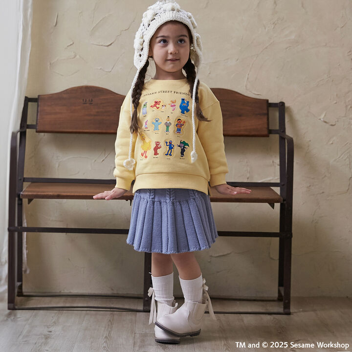 [SESAME STREET] Character Full Sweatshirt,Light blue, medium image number 4