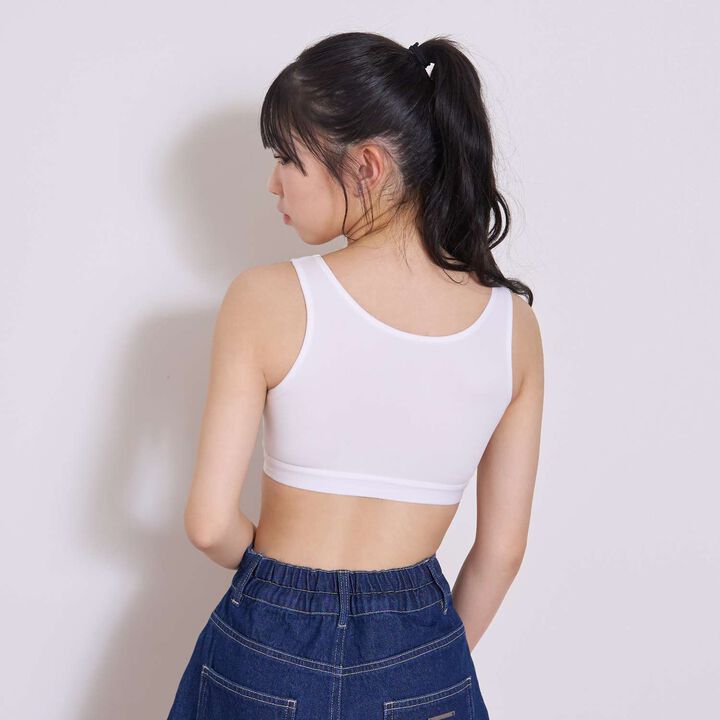 Mesh Half Top,Sax blue, medium image number 2