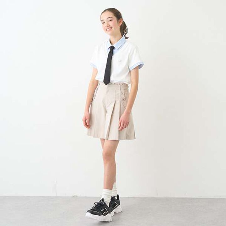 Layered Top with Tie,White, medium image number 5