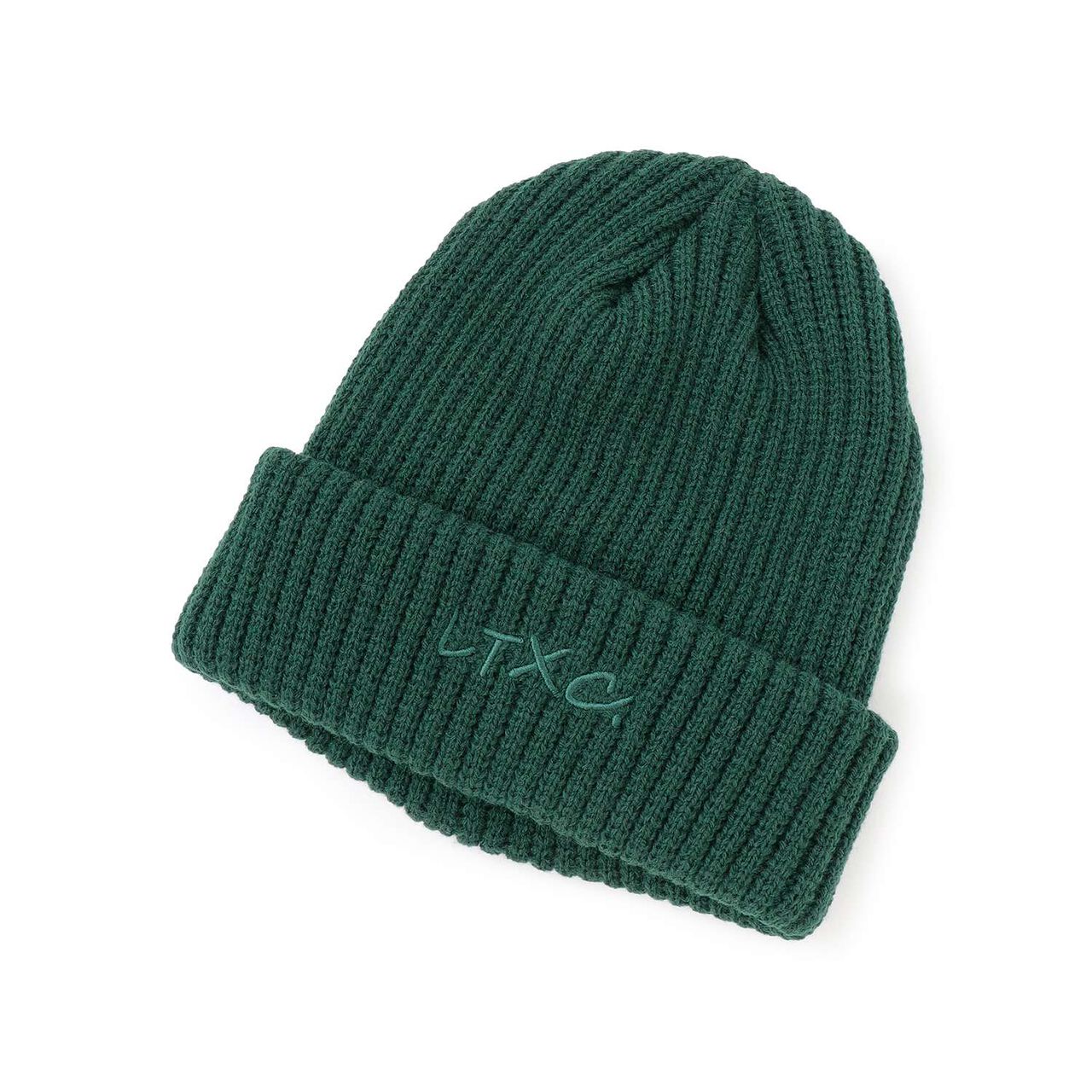 Embroidered Beanie,Moss green, large image number 0
