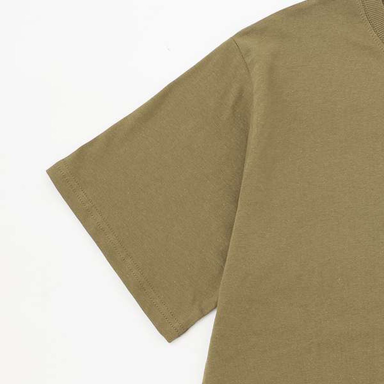 [Affordable] Back Print Short Sleeve T-Shirt,Khaki, large image number 8
