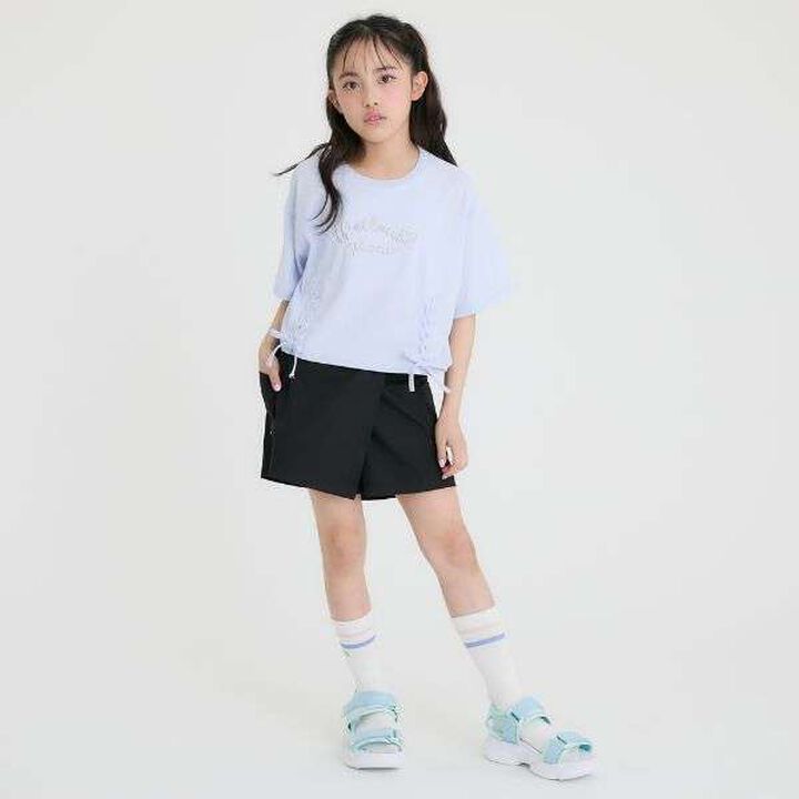 [Land and Water Use] Wrap Skirt Shorts,Black, medium image number 16