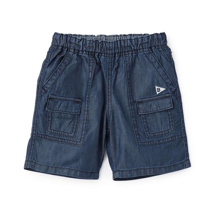 [Cool-Touch Denim] Half Pants,Blue, medium image number 10