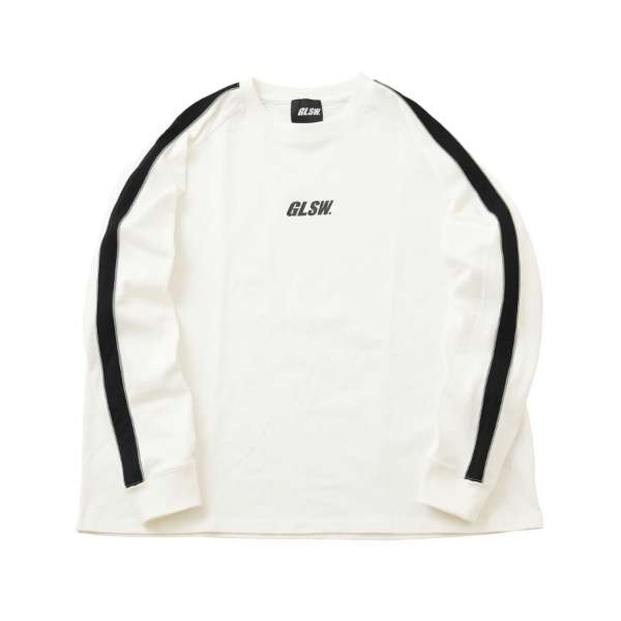 [GLSW.] Reflective Piping Long-Sleeve T-Shirt,White, large image number 0