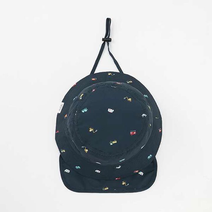 All-Over Pattern Safari Hat,Navy, medium image number 17