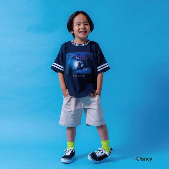 [Disney] Peter Pan Line Short Sleeve T-Shirt,Off white, medium image number 1