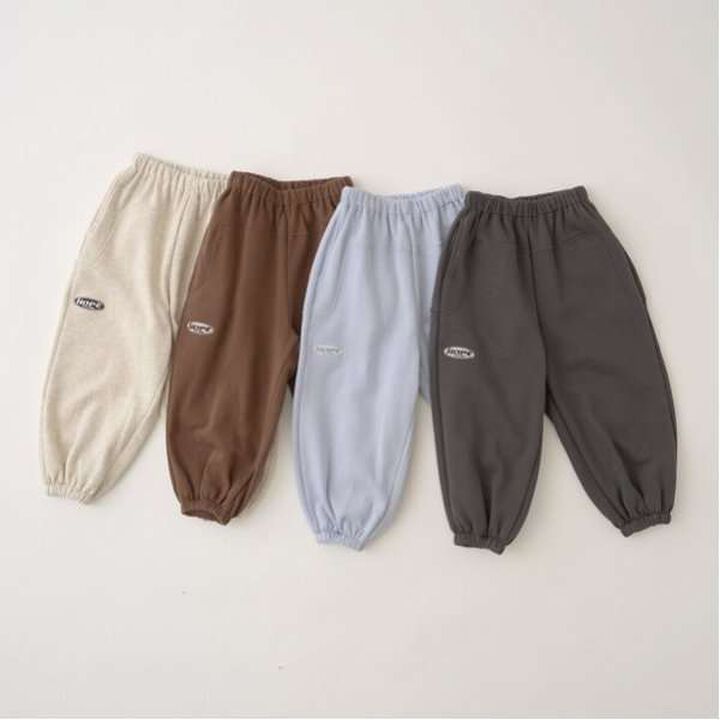 Cozy Fleece Color Block Sweatpants with Panels,Charcoal gray, medium image number 1