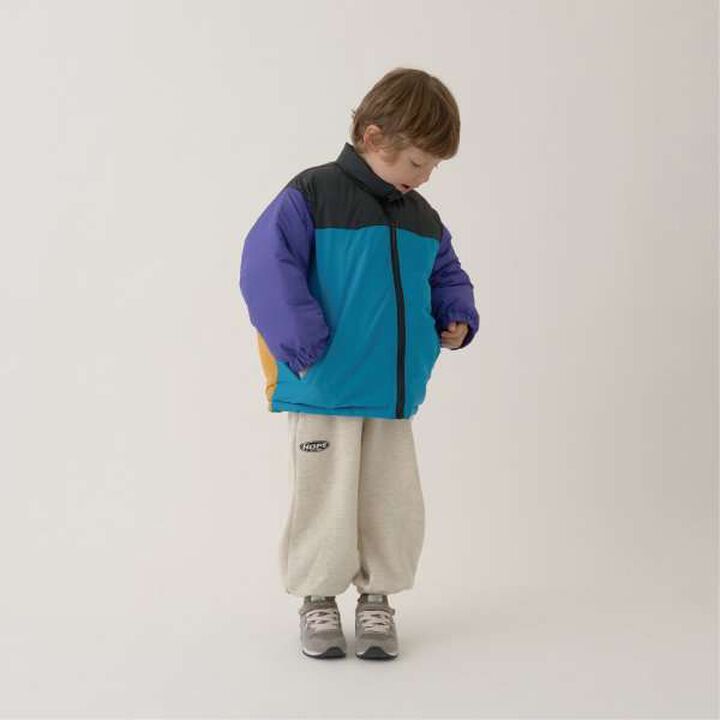 Versatile Bi-Color Puff Jacket,Camel, medium image number 17