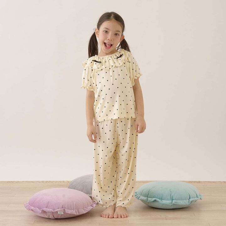 [正反皆可穿] [接觸涼感] 清涼舒適睡衣 [兒童服裝] [童裝] [女孩],暗紅色, medium image number 26