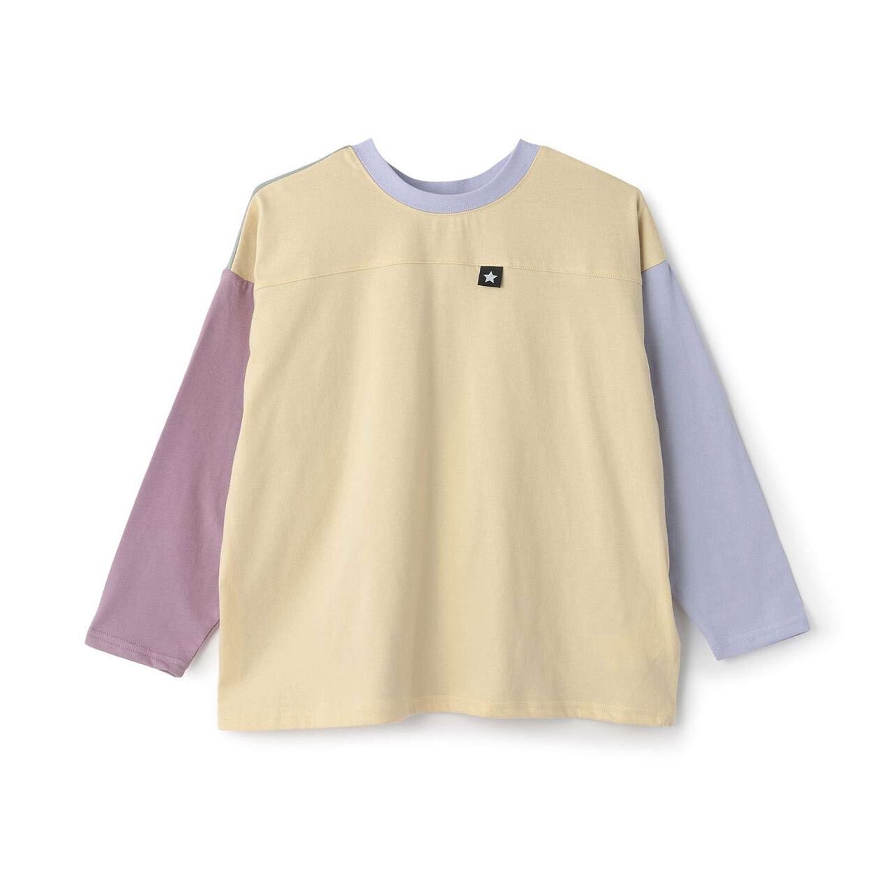 [Muteki T] Long-Sleeve T-Shirt with Name Tag Slot for Kids (Boys & Girls),Milky white, large image number 12