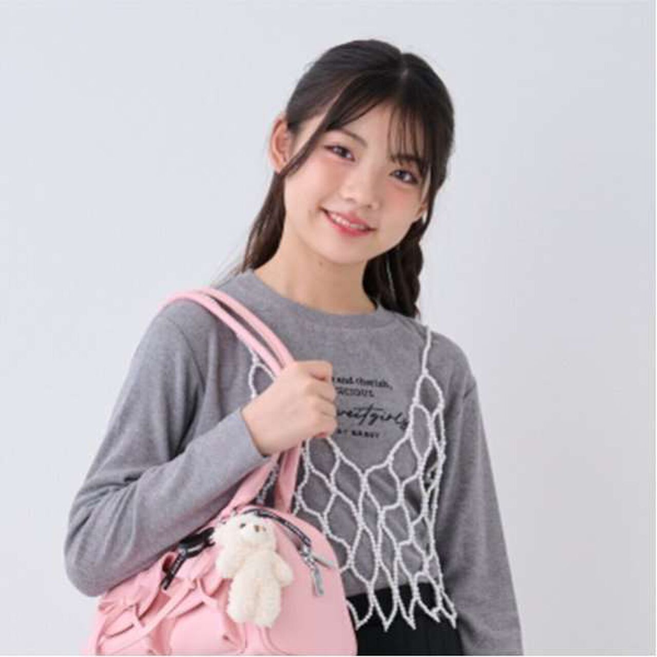 Pearl Beaded Bustier,Multi color, large image number 2