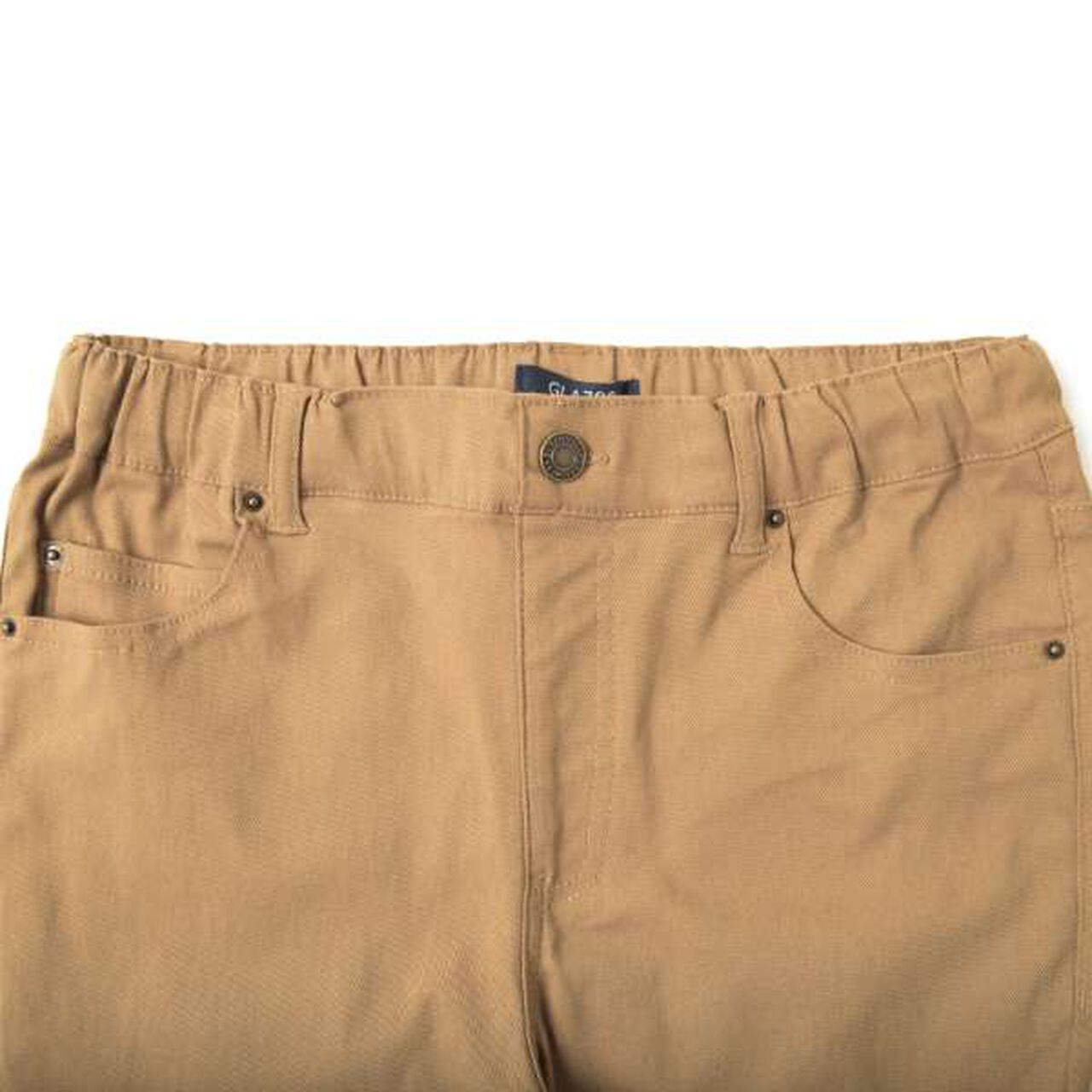 Super Stretch Fleece Slim Pants,Beige, large image number 1