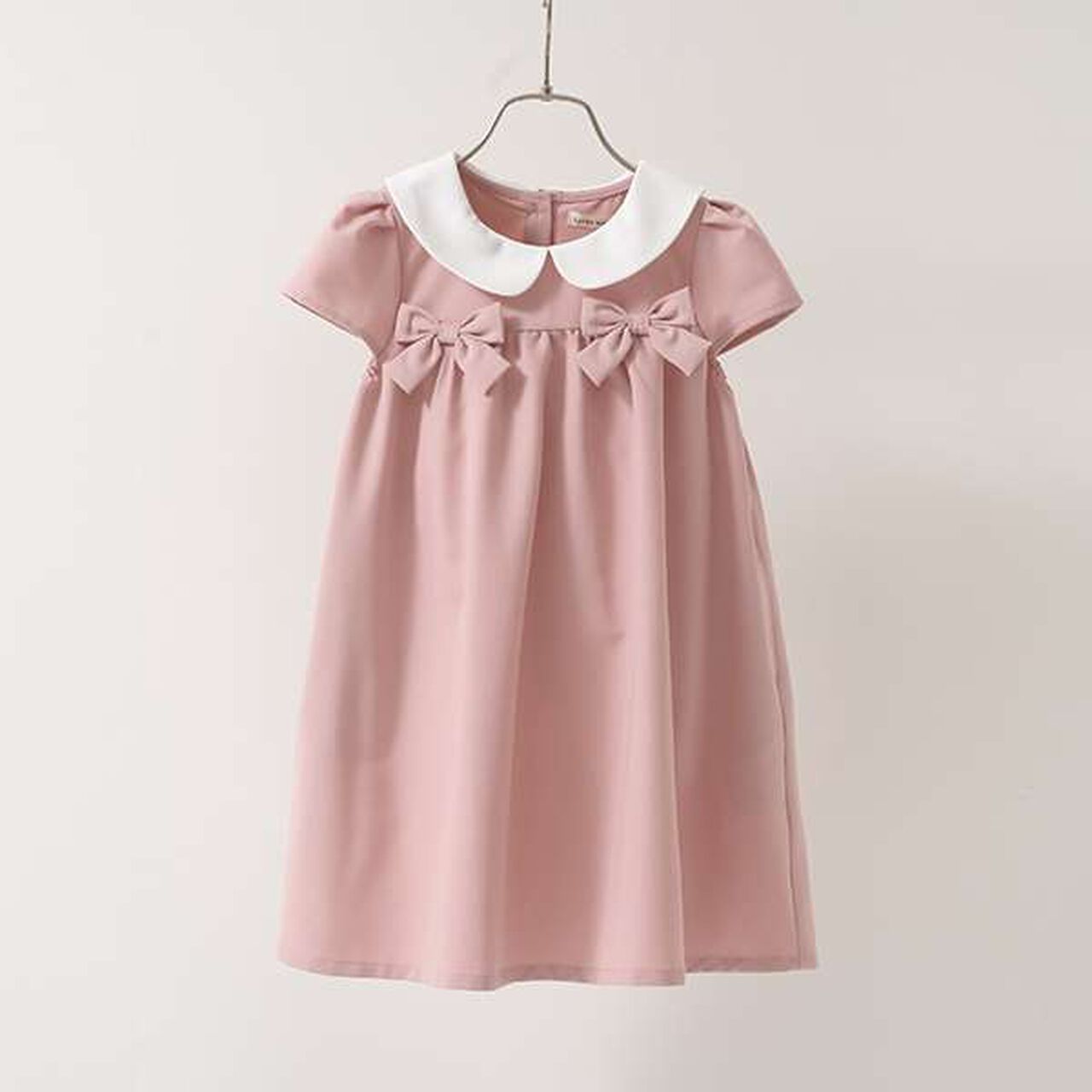 [Occasion-Ready] Round Collar One-Piece Dress with Ribbon,Mint, large image number 12