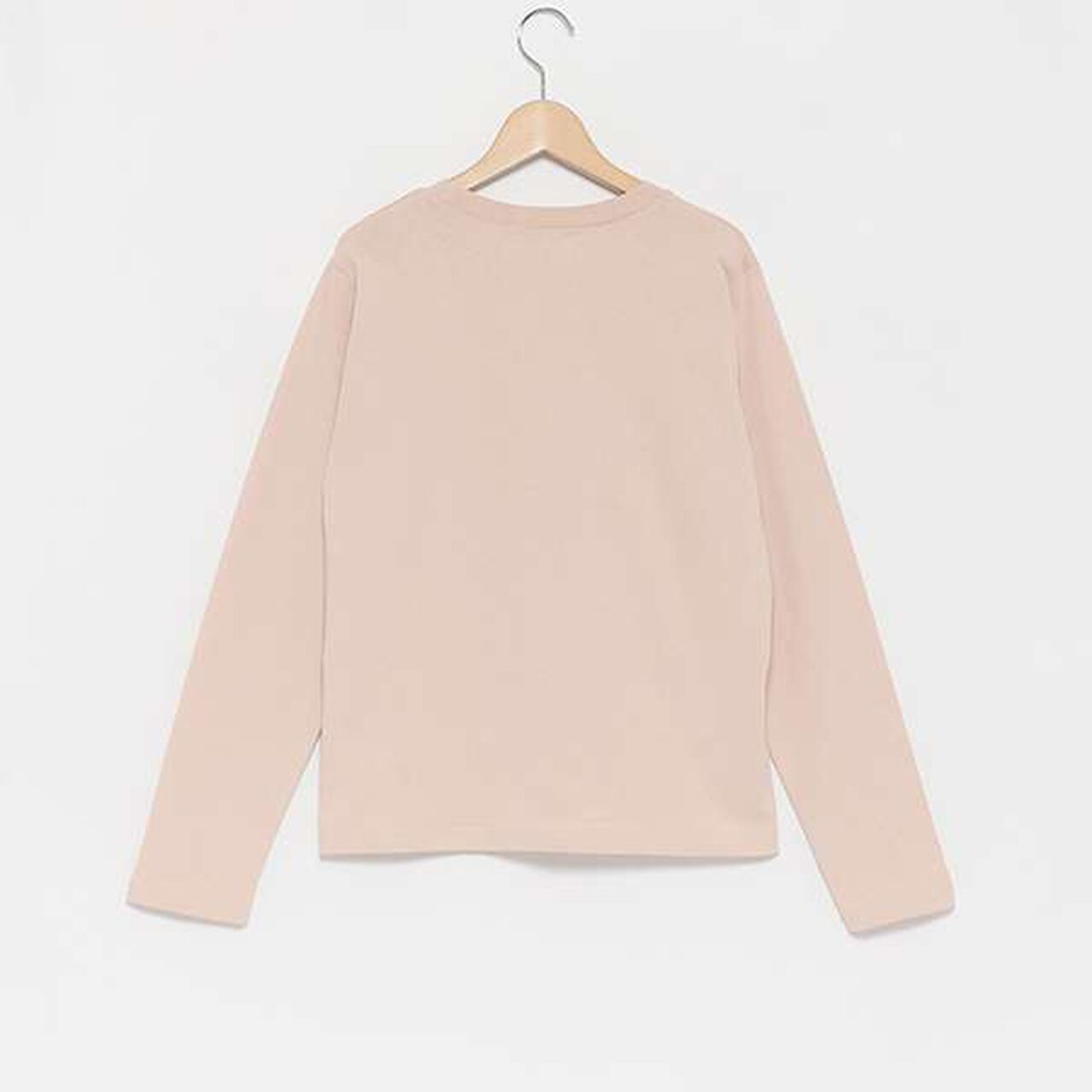 Ribbon Embroidered Long Sleeve T-Shirt,Off white, large image number 14