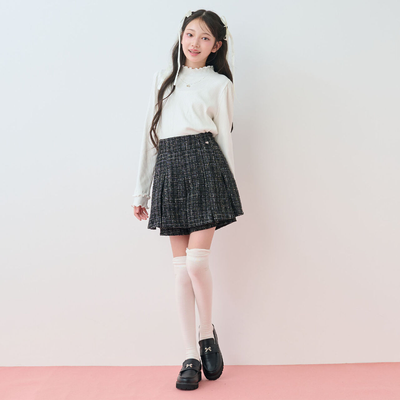 [Antibacterial Deodorizing] Logo Embroidered Knee-High Socks,Gray, large image number 14