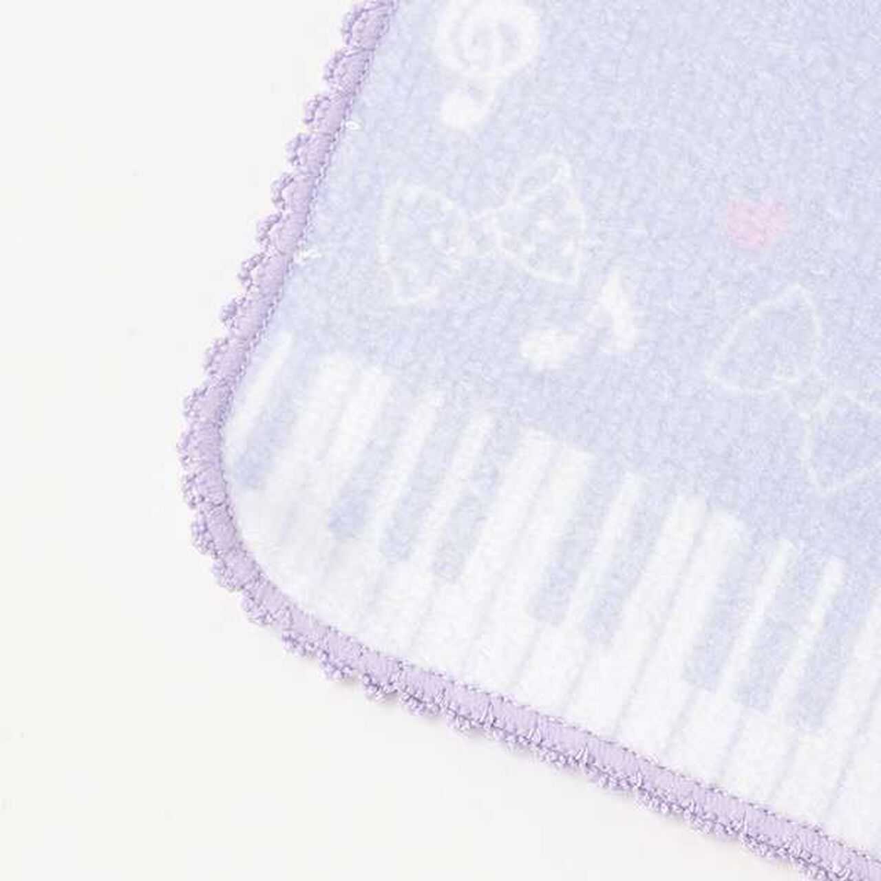 Piano Pattern Hand Towel,Sax blue, large image number 2