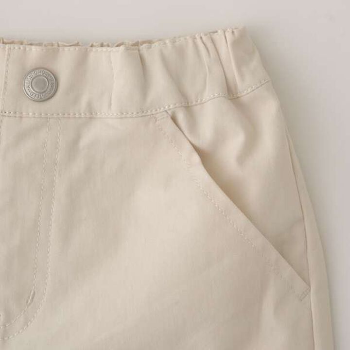 Chibi Frill Stretch Capri Pants,Ivory, medium image number 16