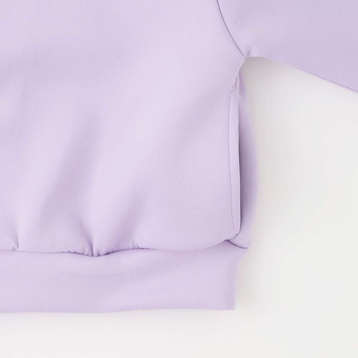 Lace Sleeve Line Zip Jersey,Pink, medium image number 3